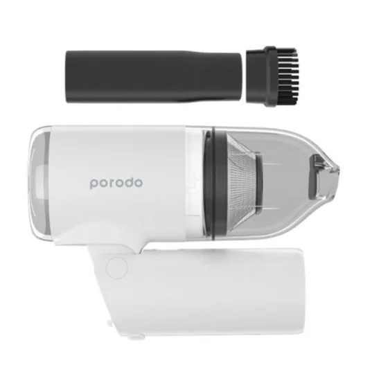Porodo Lifestyle Portable Mini Folding Vacuum Cleaner 2000mAh - White